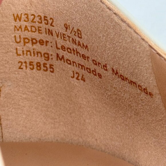 NWB Cole Haan Women's Vialetta Croc Pattern Ivory Leather Loafer Shoes Size 9.5B - Picture 11 of 12